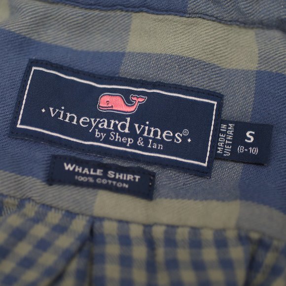 Vineyard Vines Boys Flannel Size 8-10 - Picture 2 of 6